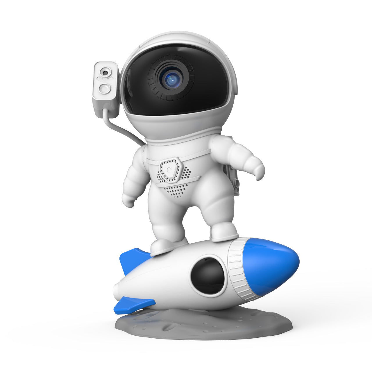 Rocket Astronaut Galaxy Projector Lamp