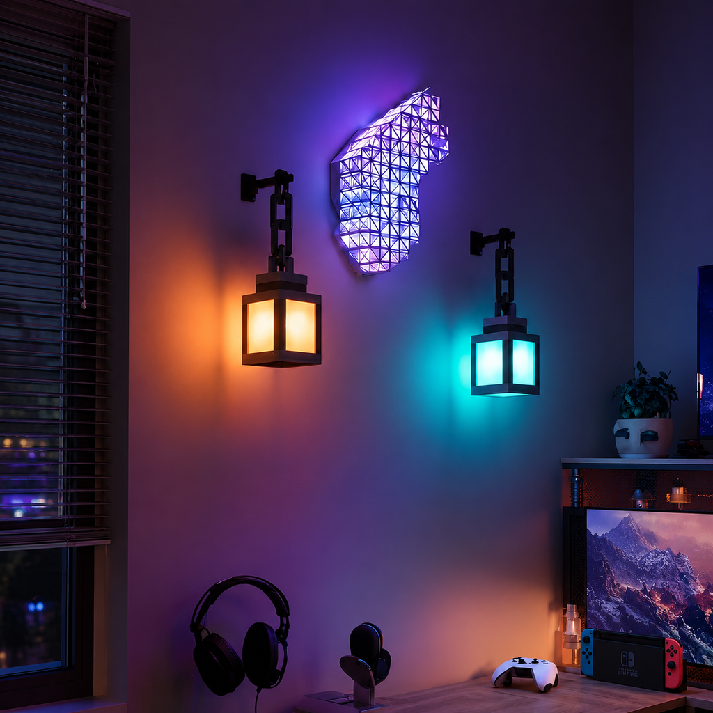RGB Pixelated Lantern